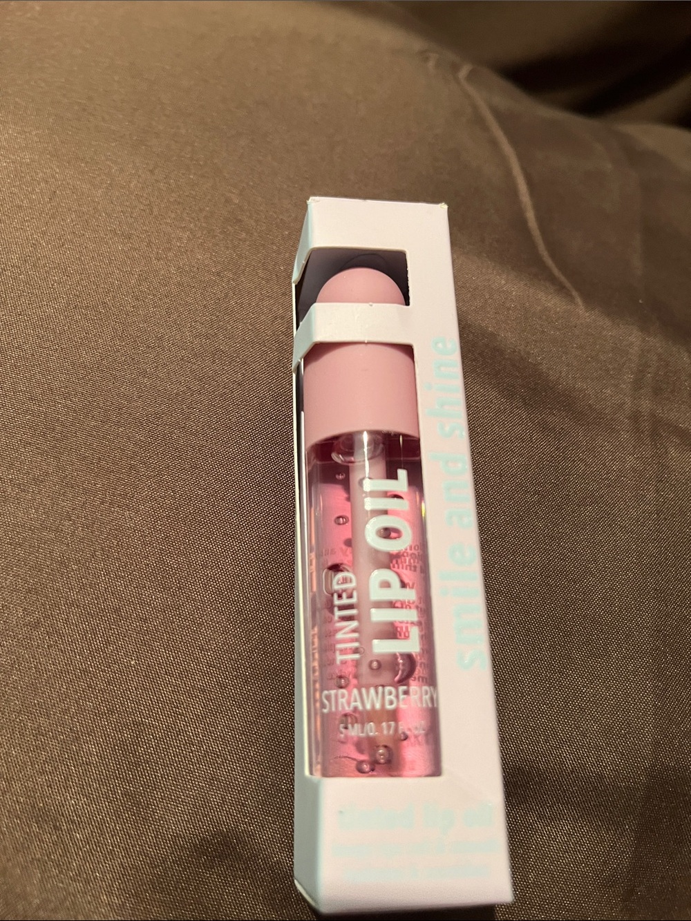 Tinted Strawberry Lip Oil Gloss - Pink Hydration
